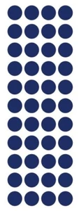 3/4" Dark Blue Round Label Dots Stickers Color Coding Inventory 3/4 Inch Dot - Picture 1 of 2