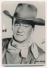 john wayne black and white photograph on, or rather in, or even, under glass