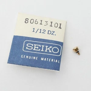 Reloj Botón Seiko Original Parte 80613101 Nuevo Antiguo Stock Reparaciones Repuestos (G5D24) - Imagen 1 de 1