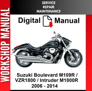 Suzuki Boulevard M109R 2009 2010 2012 2013 2014 servicio manual taller de reparación - Imagen 1 de 1