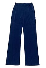 Chicos Travelers Navy Slinky Straight Pants Size 1 (US 8/10)