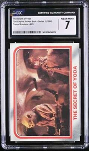 1980 TOPPS THE EMPIRE STRIKES BACK #63 THE SECRET OF YODA CGC 7 NEAR MINT 1427 - Picture 1 of 2