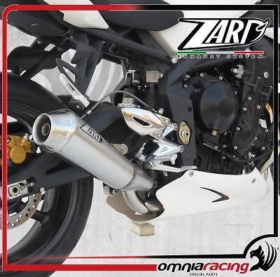 Zard conical approved exhaust carbon cap Triumph Street Triple 675/R 2007>2012 Foto 1 de 4