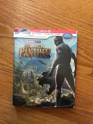 Marvel Black Panther, only at Target, Blu-ray/Digital code, +40 page Gallery bk - Image 1 of 4