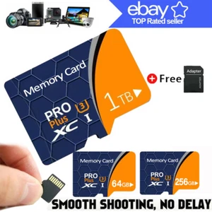 Memory Card for Micro SD Card 32GB 64GB 128GB 256GB High Speed Class 10 TF Card - Picture 1 of 17