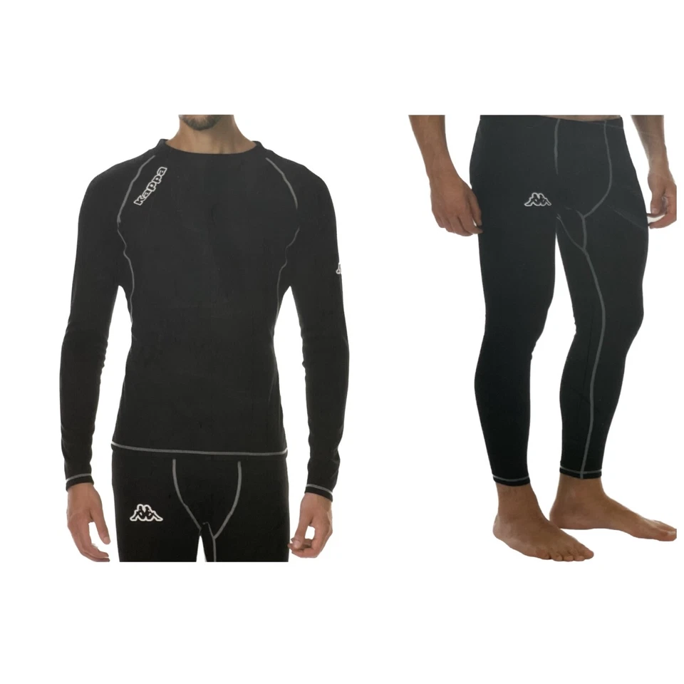 Kappa Funktionswäsche Thermounterwäsche Skiunterwäsche Langarmshirt Unterhose