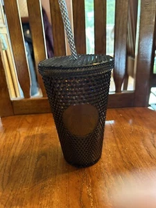 Starbucks Tumbler Tasse schwarz irisierend Nieten Neu mit Etikett! - Bild 1 von 2
