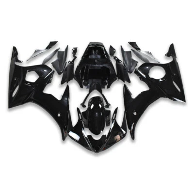 Vivid Black Fairing For Yamaha YZF R6 2003 2005 / R6S 2006-2008-2009 Bodywork - Image 1 of 4