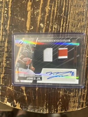 2022 Panini Zenith - Rookie Patch Autograph Copper #230 Velus Jones Jr. /50 (AU, - Image 1 of 2