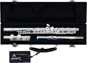 Antigua Vosi FL2410SL Silver Plated Open Hole Flute with Case - Picture 1 of 4