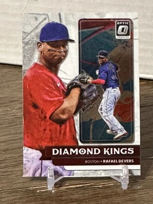 2022 Donruss Optic Rafael Devers Red Sox Giants Diamond Kings #2 - Image 1 of 2
