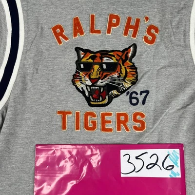 Polo Ralph Lauren Shirt Youth Large Gray Heather Ralph's Tigers Casual - Image 1 of 4