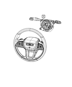 Genuine Mopar Steering Control Module 68351727AD - Picture 1 of 1