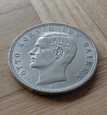 Otto König von Bayern 5 Mark 1906 D - Bild 1 von 4