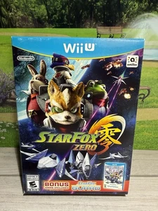 Star Fox Zero + Bonus StarFox Guard US NTSC Release WiiU Wii U - NEW - Afbeelding 1 van 4