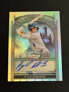 2024 Leaf Trinity Kyle DeBarge Silver Prismatic Steel Auto, Serial #11/15 - Picture 1 of 2