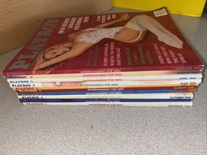 1991 Playboy Magazine Set of 10 no Jan Or May The Barbi Twins, Latoya Jackson - Picture 1 of 13
