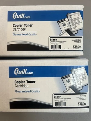 Quill / Canon GPR-18 0384B003AA Black Toner Cartridge for ImageRUNNER Series NEW - Image 1 of 4