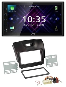 JVC DAB 2DIN MP3 Bluetooth USB Autoradio für Isuzu D-Max ab 2012 dunkelgrau - Bild 1 von 9