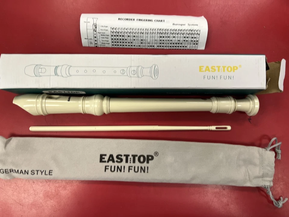 EASTTOP 8 Holes Ivory Soprano Recorder Flute Baroque Musical Instrument - Image 1 of 1