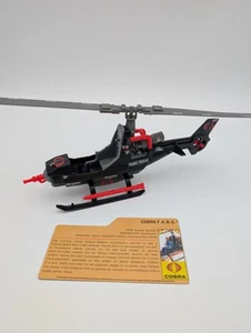 GI Joe 2008 Cobra FANG giroscopio/helicóptero con tarjeta de archivo - Imagen 1 de 24