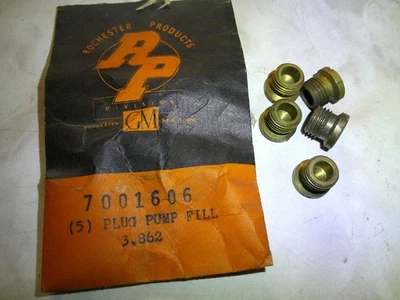 Conjunto de orificio de llenado de bomba de carburador Rochester 1949 1950 Oldsmobile 8 NOS 7001606 Foto 1 de 3