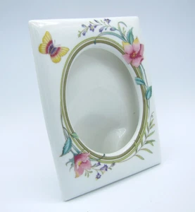 BENE! Cornice portafoto 3,75X 5" vintage Andrea Sadek FARFALLA E FIORE - Foto 1 di 7