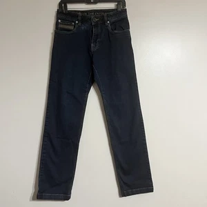 prAna Axiom Jeans Men's 28X34 Blue Denim Dark Wash Outdoors Casual Hiking - Picture 1 of 11