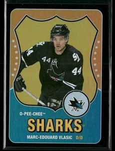 2010-11 OPC Marc-Edouard Vlasic Retro Black Rainbow /100 #327 San Jose Sharks - Picture 1 of 2