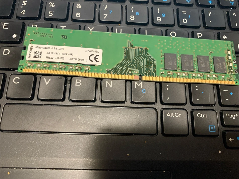 Kingston Ddr4 8GB IRx8 PC4-2666V-UA2-11  computer RAM desktop - Immagine 1 di 1