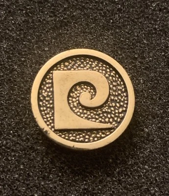 Vintage Pierre Cardin Brass Replacement Button Shank Metal Gold Tone - Image 1 of 3