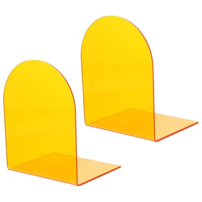 2 Pcs Buchstützen Kunststoff Acryl Buchhalter Dekorative Buchend - Bild 1 von 4