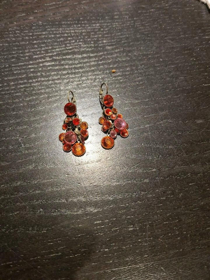 Konplott Ohrhänger Waterfalls orange/koralle/pink *top - Bild 1 von 4