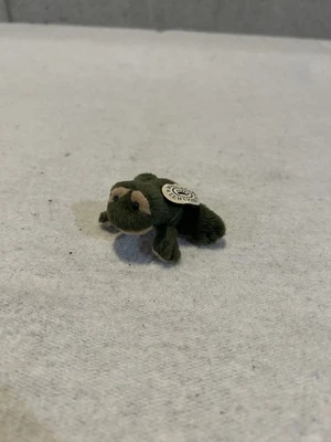 Boyds Bears T. F. Wuzzies Rana Peluche Micro Mini con Etiqueta de Papel - RARO DIFÍCIL DE ENCONTRAR Foto 1 de 4