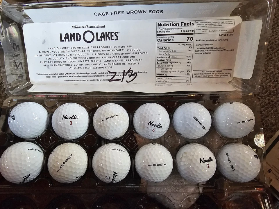 12 Used Noodle Golf Balls ⛳️  - Long and Soft - Image 1 of 1