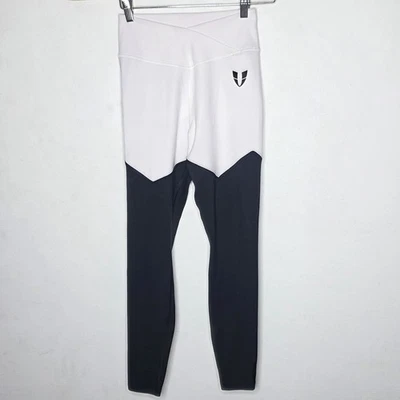 Leggings Atléticos Abs Firmes Blanco/Negro Talla Pequeña S Foto 1 de 4