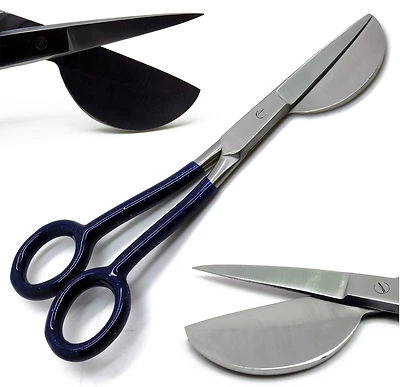 Carpet Universal Duckbill Blue Scissors 6" Nipping Working End 2" Knife Tools - Image 1 of 4