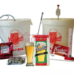 KIT BIRRA FERMENTAZIONE "LARIX" COOPERS+ N°2 CONTENITORI + N.1 MALTO A SCELTA - Foto 1 di 1