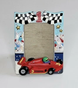 Formula 1 Racing Infant Baby Boys 5x3.5 Photo Frame Stand Glass Shield - Picture 1 of 7