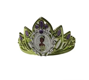 Disney Die Prinzessin & der Frosch Tiana Tiara grün mit Schmuckstücken ausgefallene Krone - Bild 1 von 13
