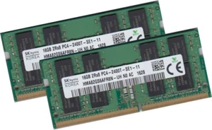 Hynix 32GB 2X 16GB Sodimm 2400 MHz RAM Memory 260Pin DDR4 HMA81GS6AFR8N-UH - Picture 1 of 1