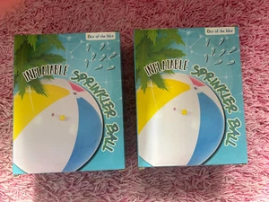2x Wasserball Strandball Aufblasbarer Sprinklerball ca. 75cm Neu - Bild 1 von 2