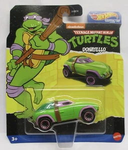 2024 HOT WHEELS CHARACTER CARS T CASE TEENAGE MUTANT NINJA TURTLES DONATELLO - Picture 1 of 2