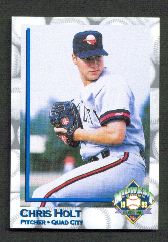 1993 Midwest League All-Stars CHRIS HOLT Quad City RIVER BANDITS Dallas TEXAS - Image 1 of 2