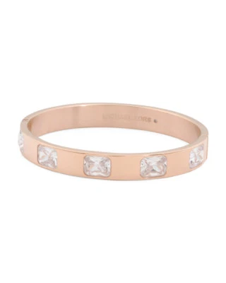NUEVO BRAZALETE BRAZALETE AUTÉNTICO MICHAEL KORS CRISTALES ORO ROSA MKJ6238791 Foto 1 de 3