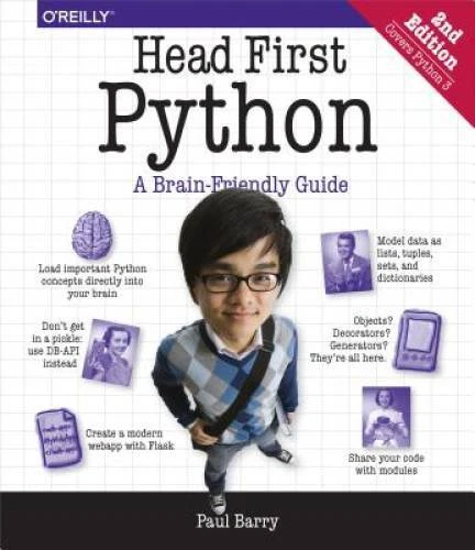 Head First Python: A Brain-Friendly Guide - Paperback By Barry, Paul - GOOD - Image 1 of 1
