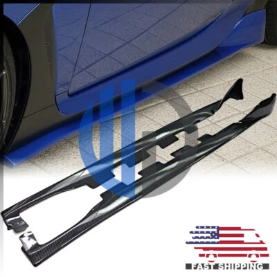 Faldones laterales de fibra de carbono estilo CS para 2022 2023 2024 2025 Toyota GR86 Subaru BRZ Foto 1 de 4