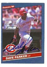 Dave Parker autographed Baseball Card 2002 Donruss Recollection Collection #203