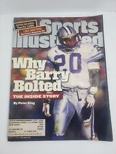 Sports Illustrated "Why Barry Bolted" August 9, 1999 Detroit Lions Collectible