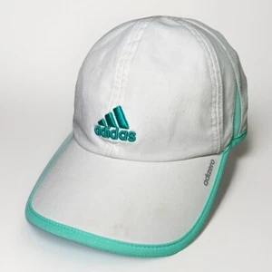Adidas Adizero Running Hat cap White Blue active wear - Picture 1 of 10